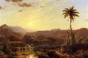 Frederic Edwin Church The Cordilleras Sunrise painting